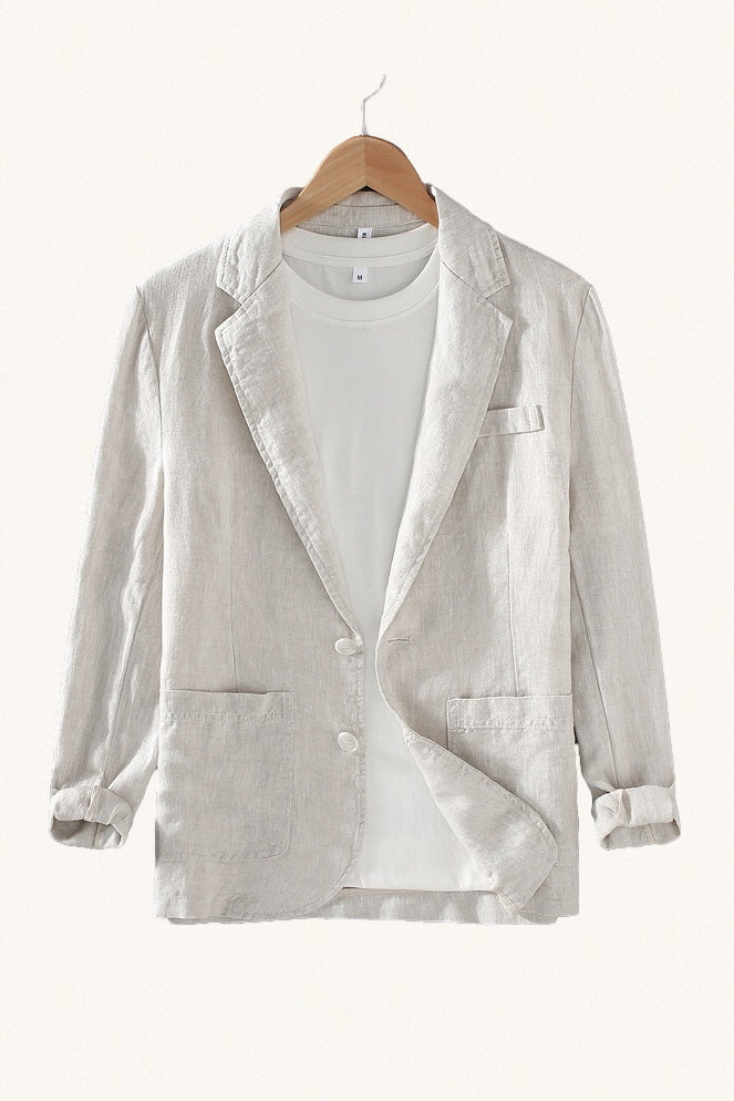 MONSEN Suitory Breathable Ramie-Cotton Blazer product image