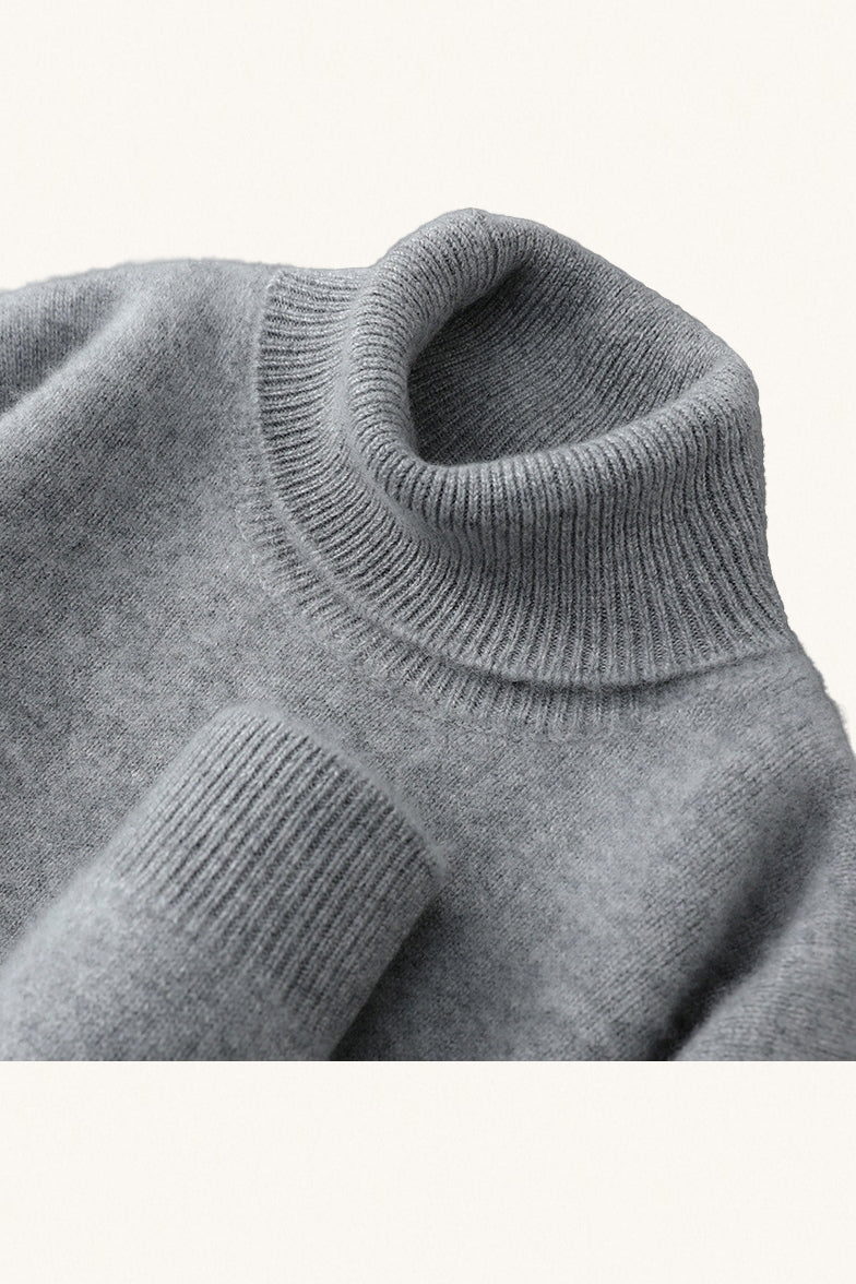 MONSEN Suitory 100% Wool Turtleneck Sweater 2 product image