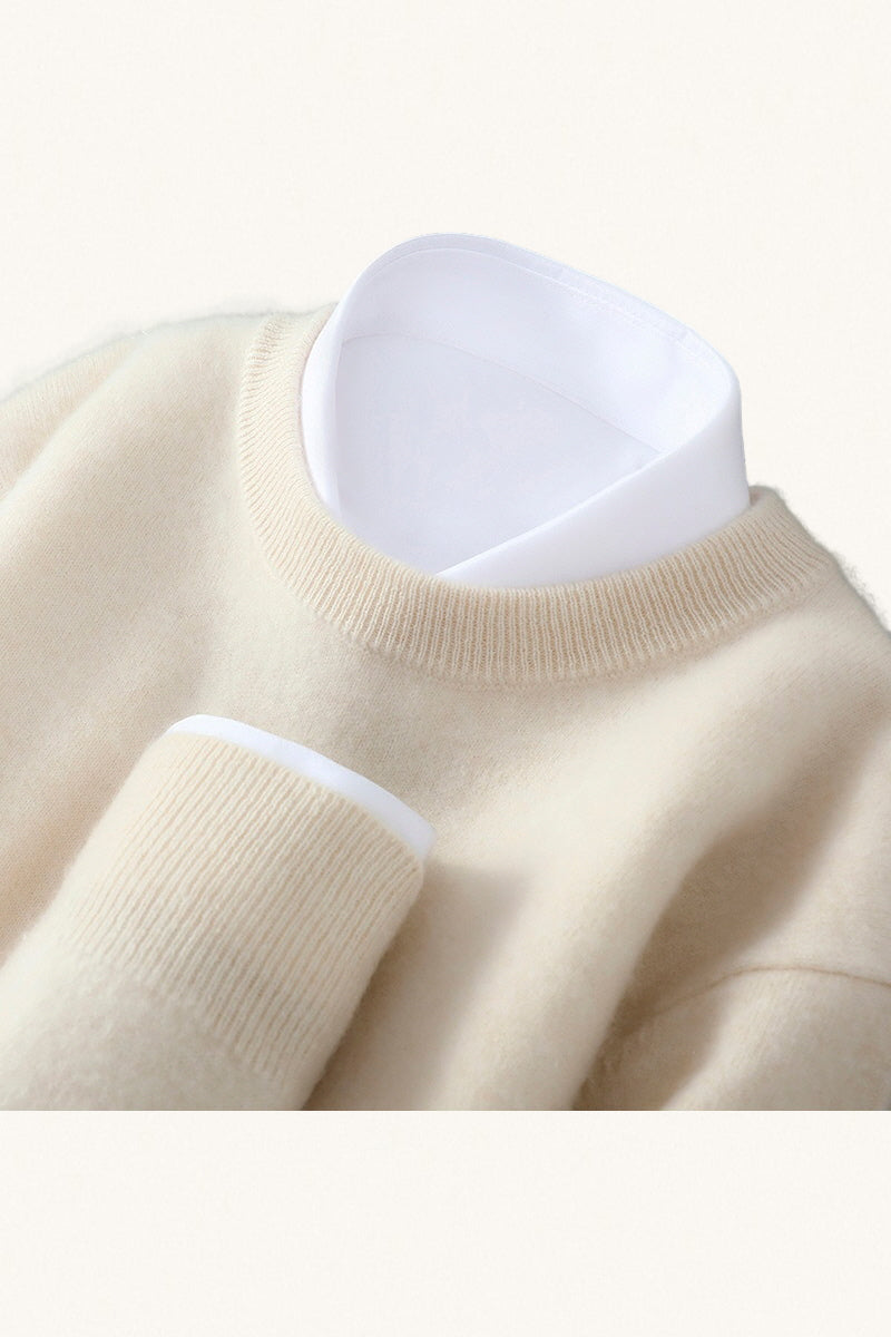 100% Wool Crewneck Sweater