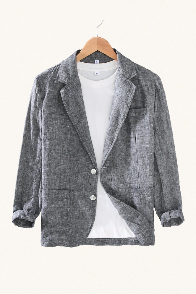MONSEN Suitory Breathable Ramie-Cotton Blazer product image
