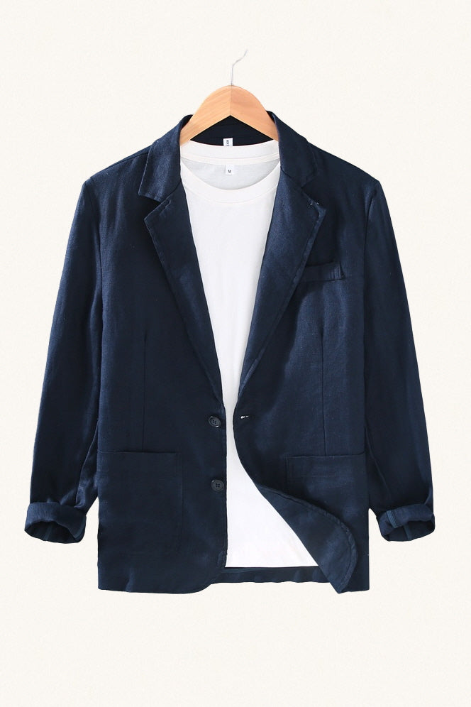 MONSEN Suitory Breathable Ramie-Cotton Blazer product image