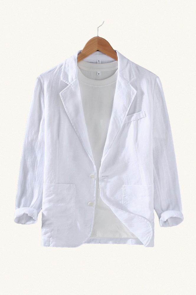 MONSEN Suitory Breathable Ramie-Cotton Blazer product image