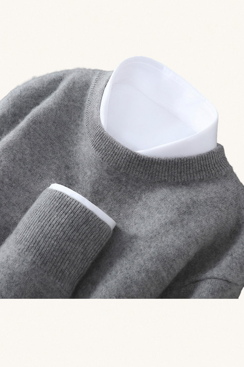 100% Wool Crewneck Sweater