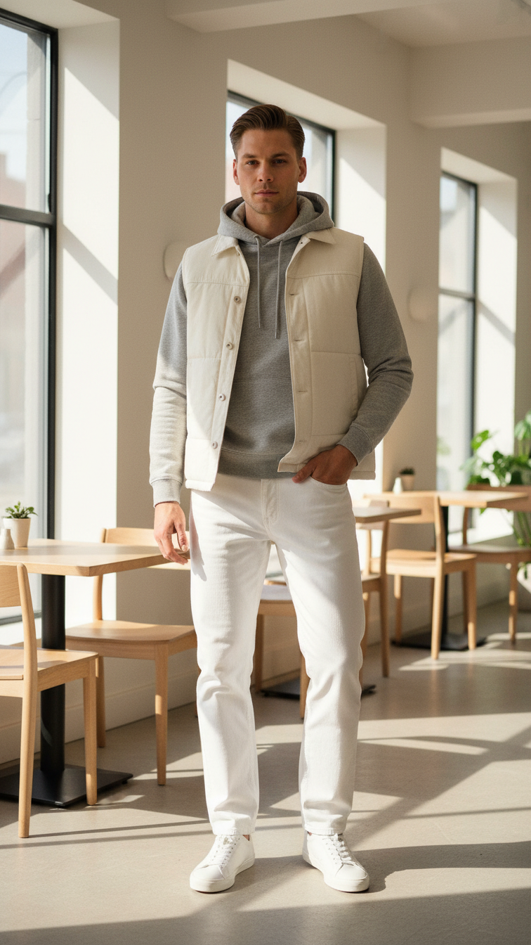 MONSEN Suitory Retro-Washed High-Rise Straight Jeans in Cotton product image