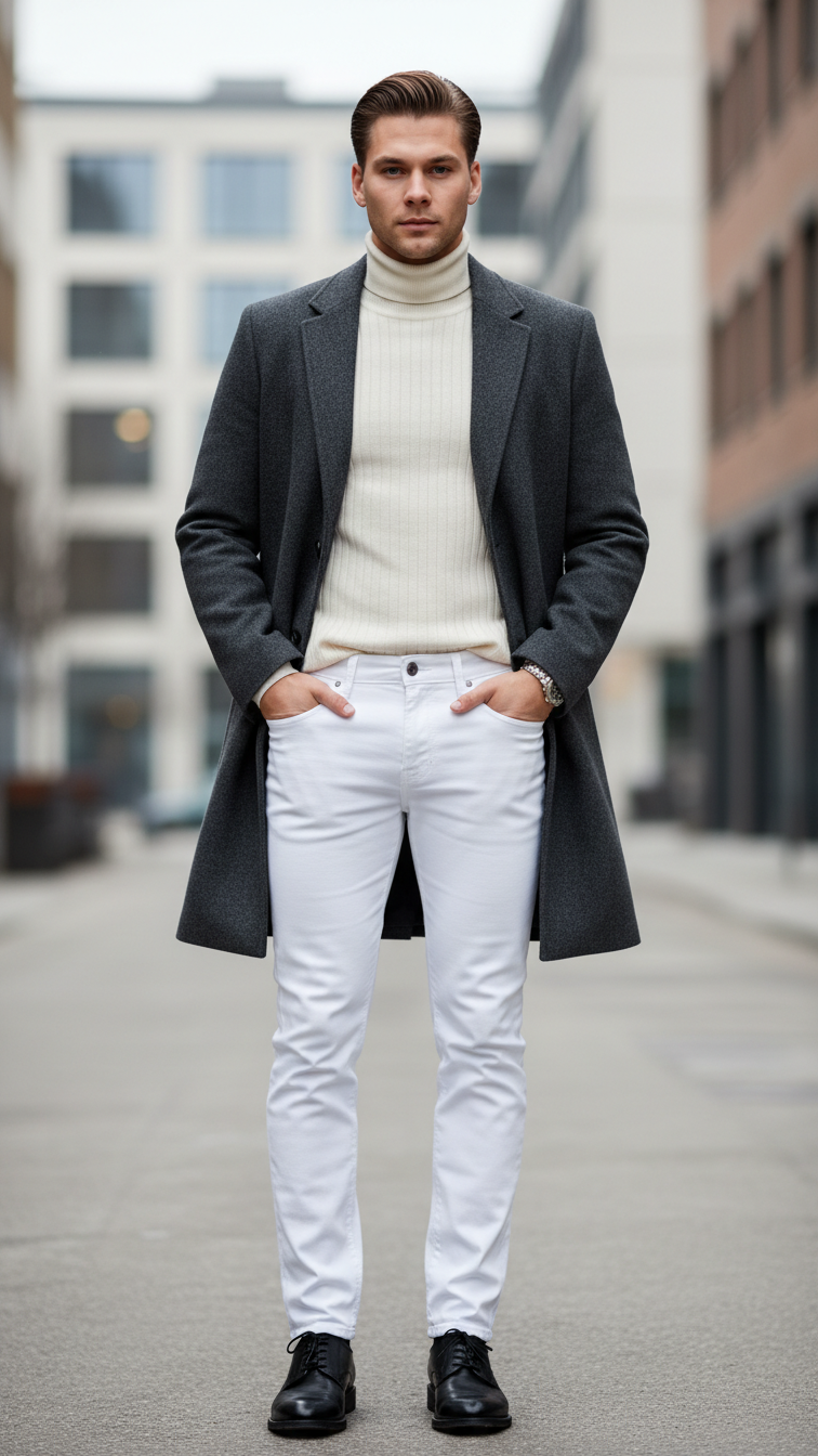 MONSEN Suitory Retro-Washed High-Rise Straight Jeans in Cotton product image