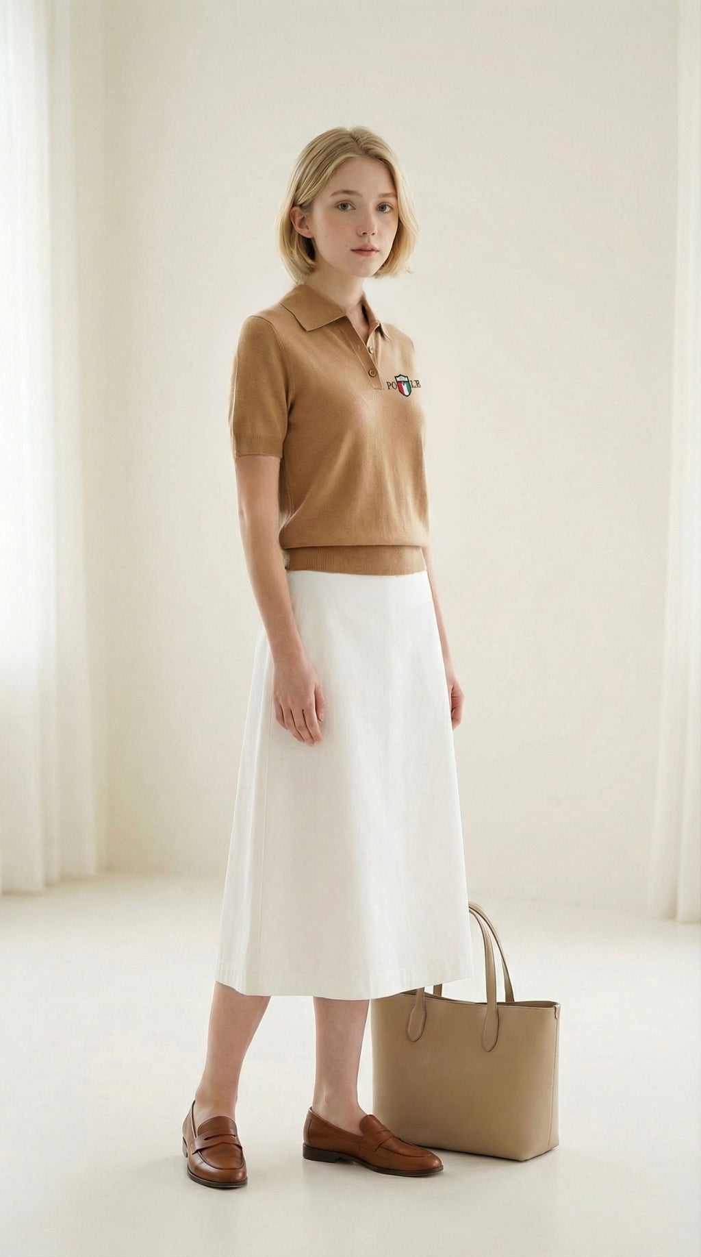 MONSEN Suitory Premium Polo Shirt | Business Casual in Leather product image