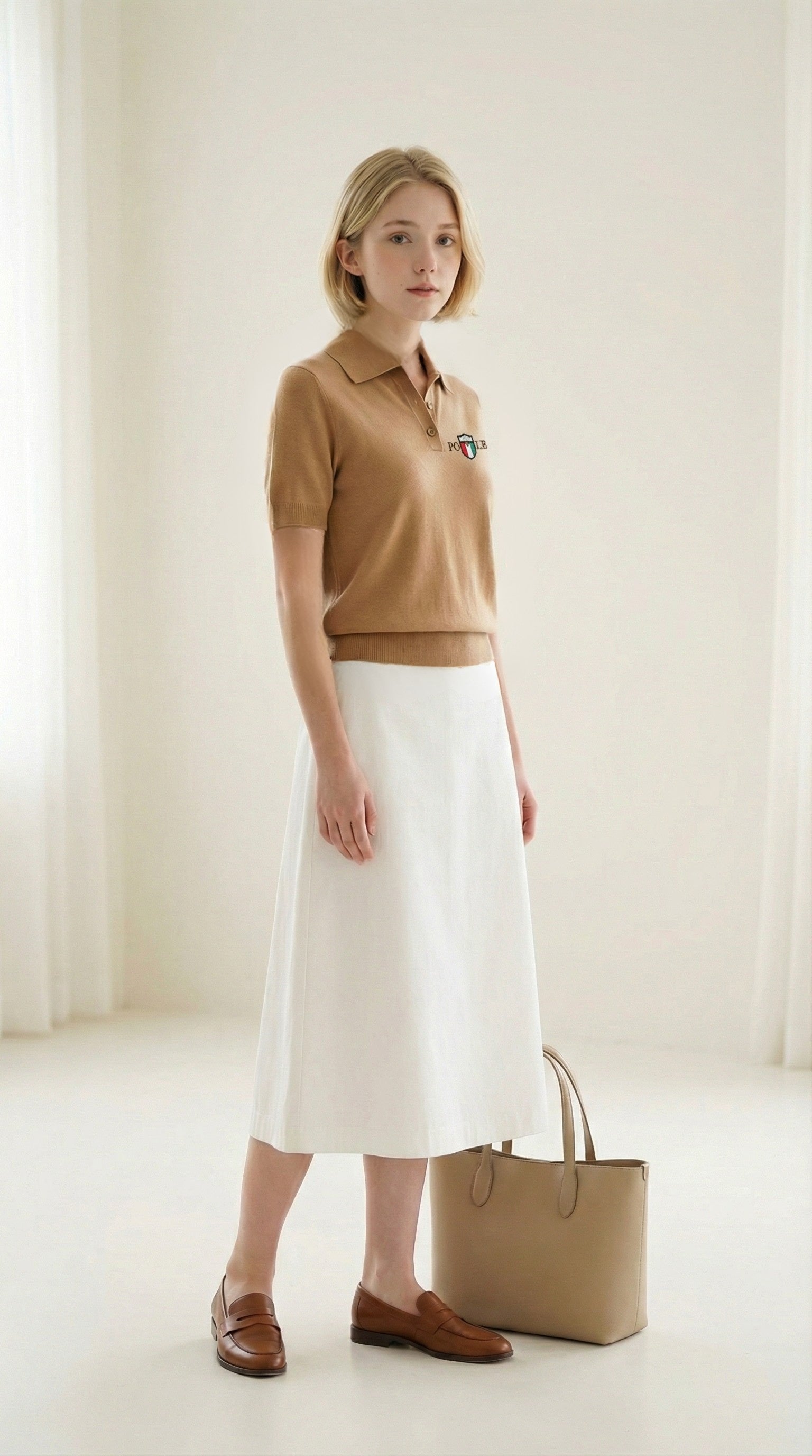 MONSEN Suitory Premium Polo Shirt | Business Casual in Leather product image