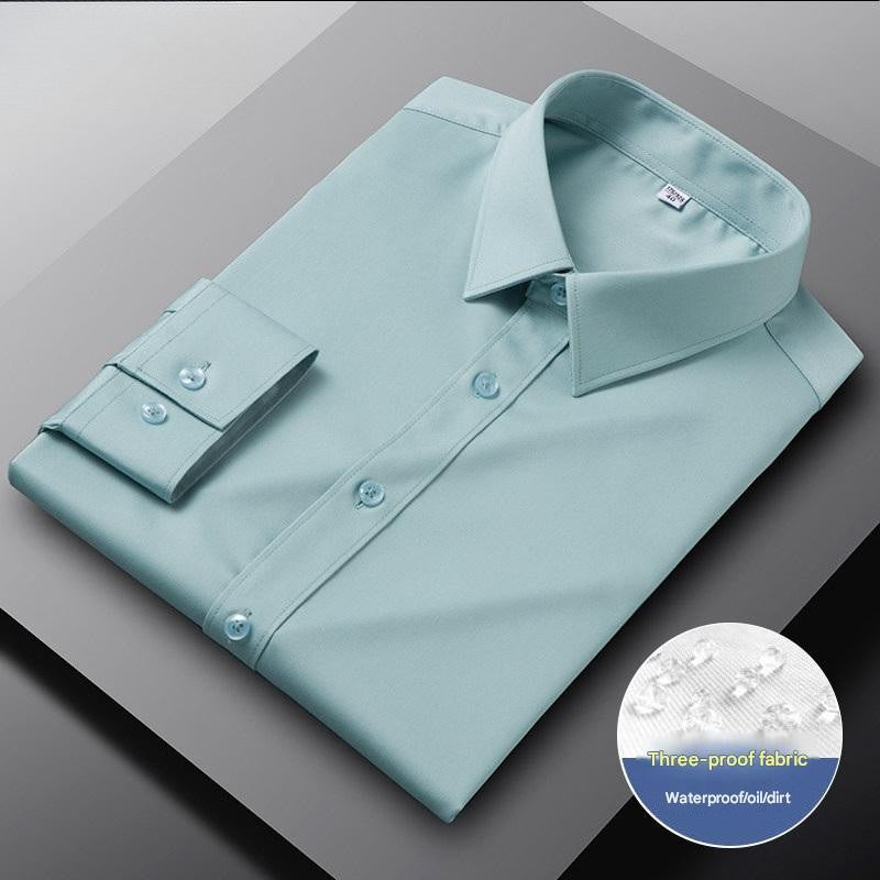 MONSEN Suitory Triple-Protection Water-Repellent Dress Shirt in Bamboo Blend product image