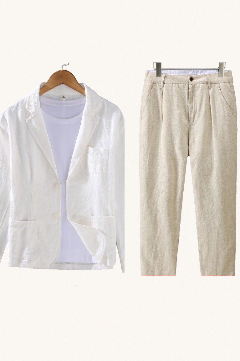MONSEN Suitory Breathable Ramie-Cotton Blazer product image