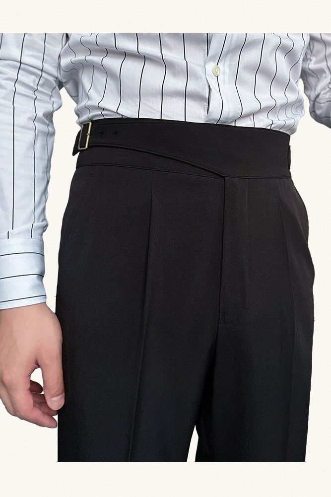 MONSEN Suitory High-Waisted Straight Trousers in Performance Blend product image