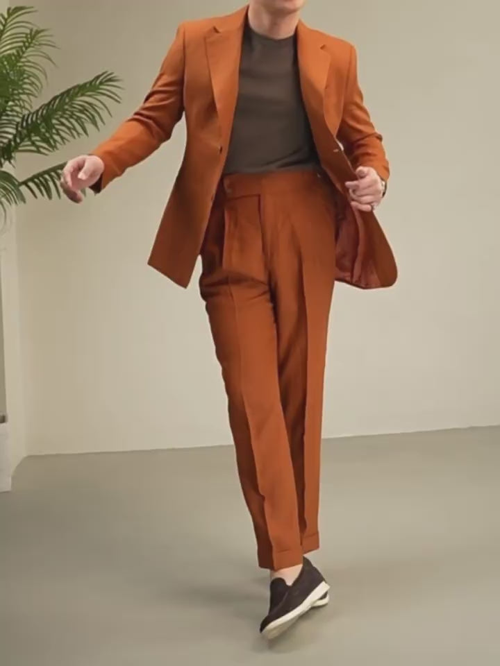 100% Linen Half-Lined Suit