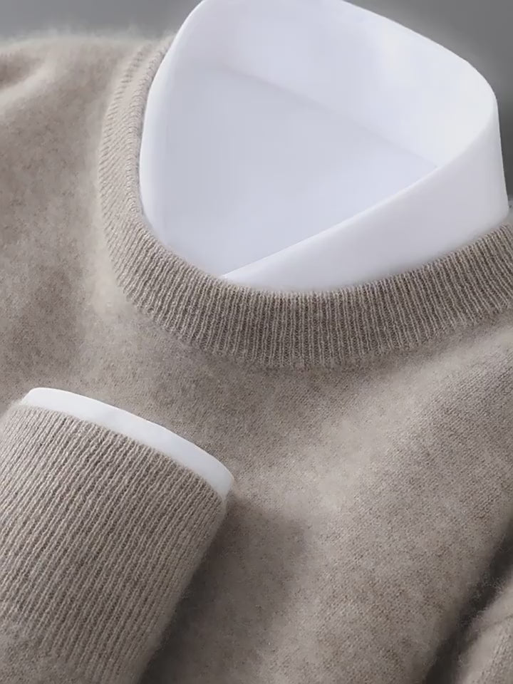 100% Wool Crewneck Sweater
