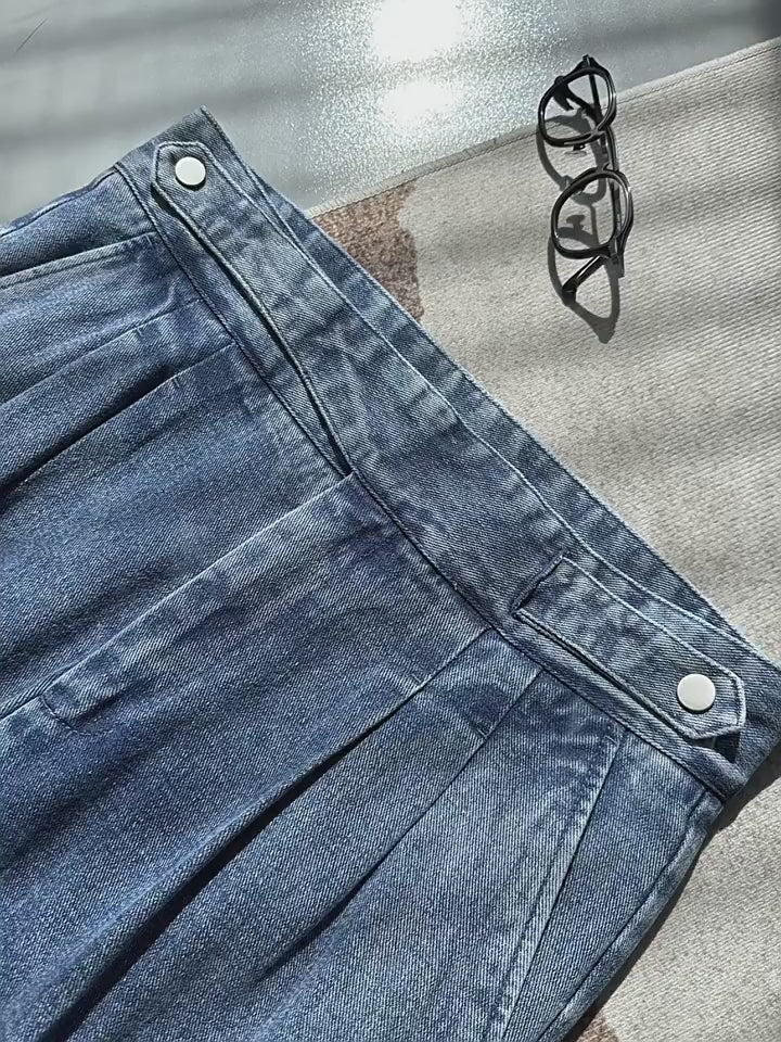 Retro-Washed Naples Gurkha Jeans