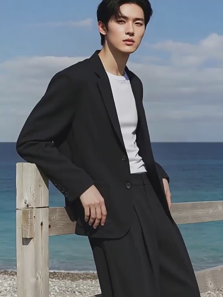 Old-Money Inspired Wool Blazer