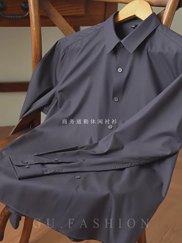 Bamboo-Blend  Wrinkle-Free Shirt