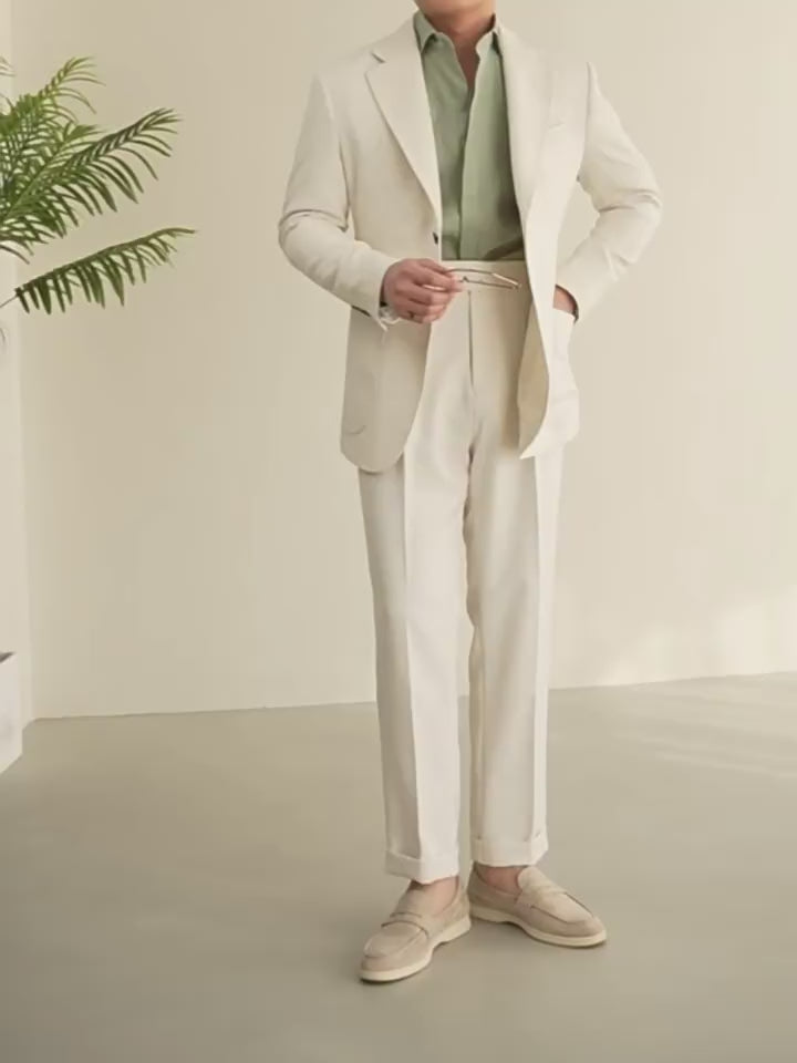Neapolitan Notch-Lapel Suit