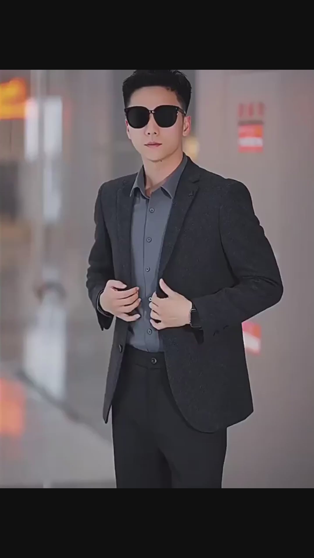 Wool Blend Single Blazer