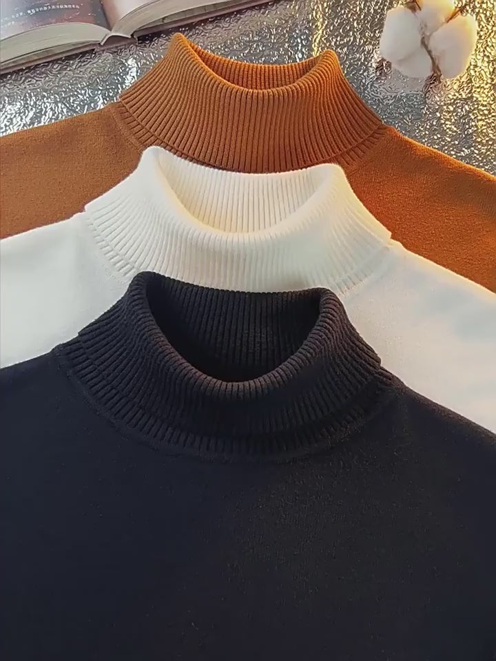 Slim Clean turtleneck sweater