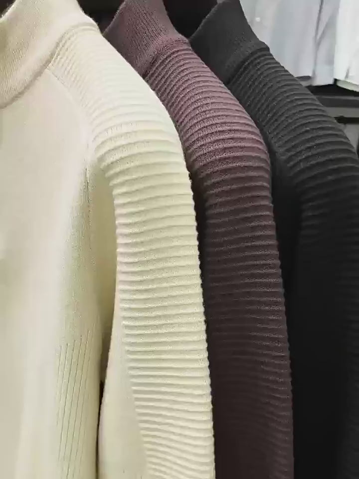 AW Mock-Neck Sweater