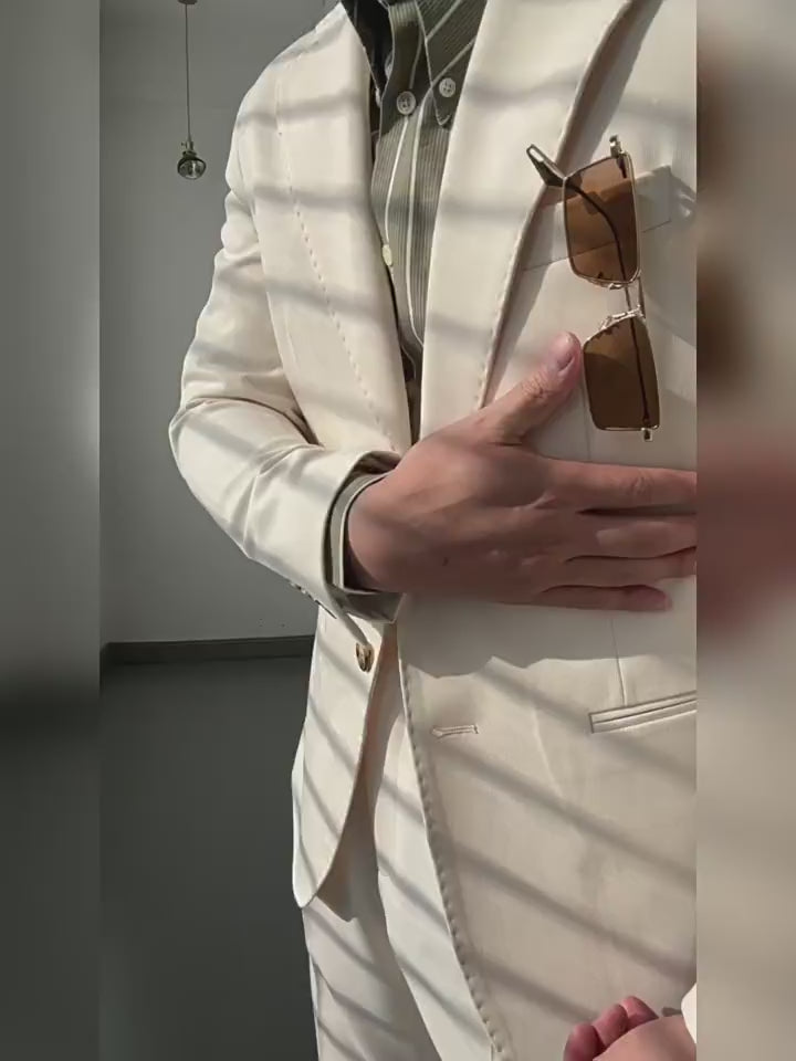 Italian Vintage Striped Shirt