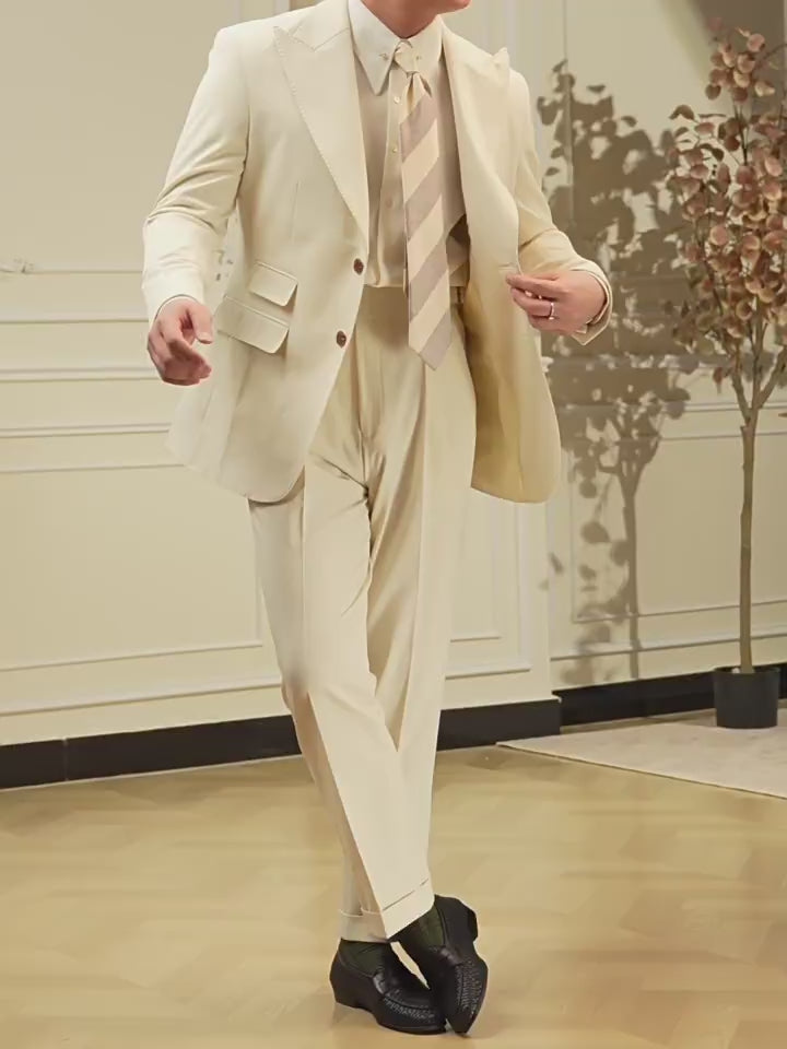 Gurkha Double-Pleat Trousers