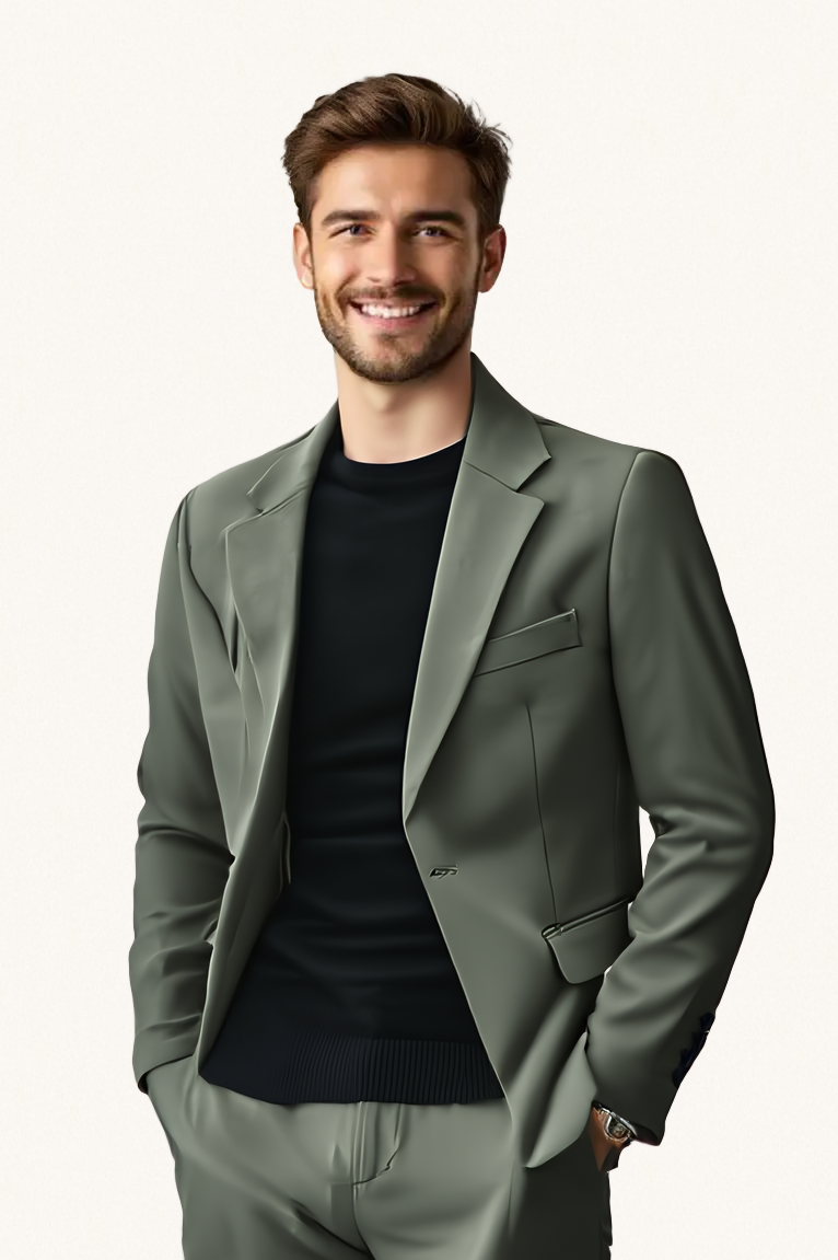 MONSEN Suitory Lightweight Slim Casual Suit Jacket product image