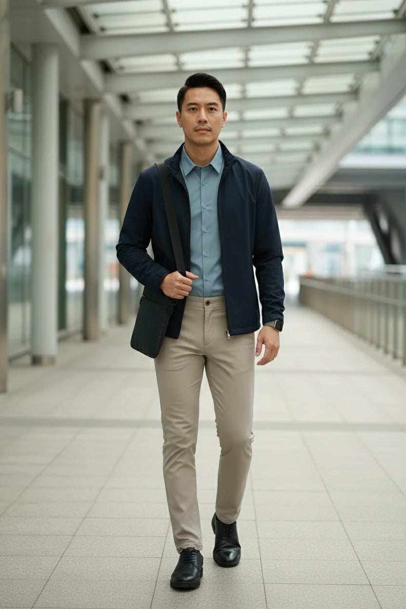 MONSEN Suitory Bamboo-Fiber Non-Iron Shirt in Bamboo Blend product image