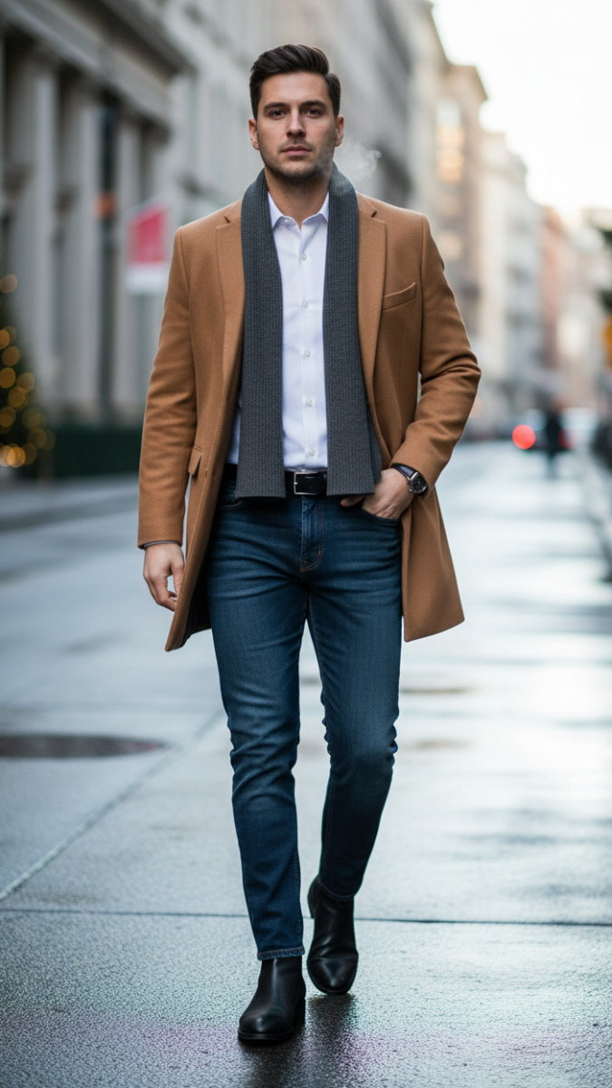 MONSEN Suitory Non-Iron Fleece-Lined Stretch Shirt product image