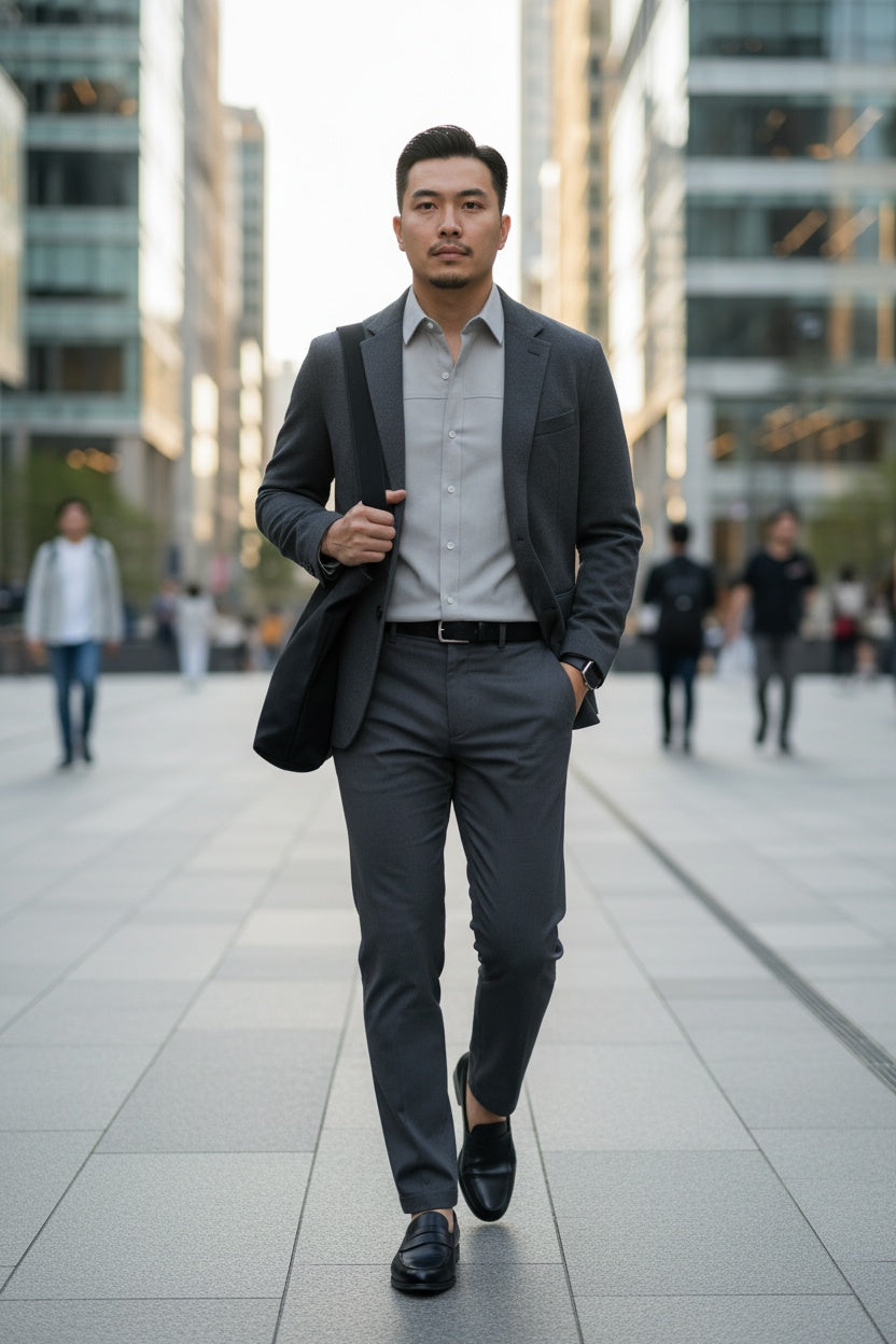 MONSEN Suitory Enzyme-Washed Utility Shirt in Performance Blend product image