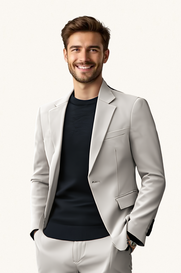 MONSEN Suitory Lightweight Slim Casual Suit Jacket product image