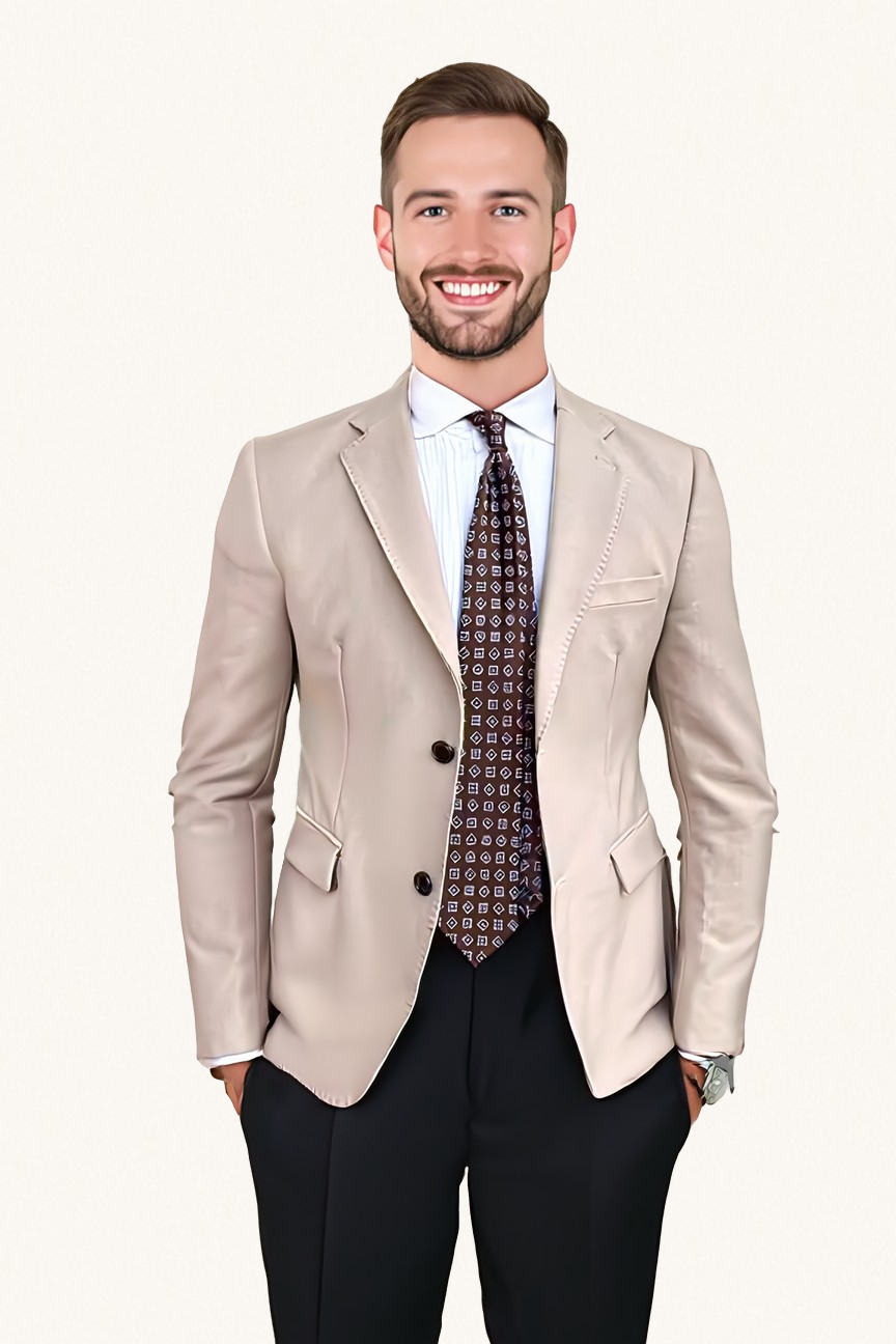 MONSEN Suitory British Casual Slim Fit Blazer in Performance Blend product image