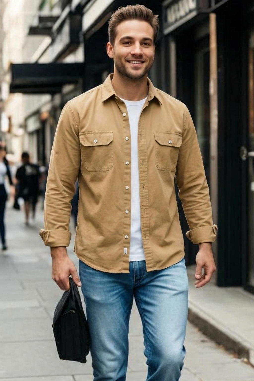 MONSEN Suitory Heavyweight Cotton Twill Work Shirt product image