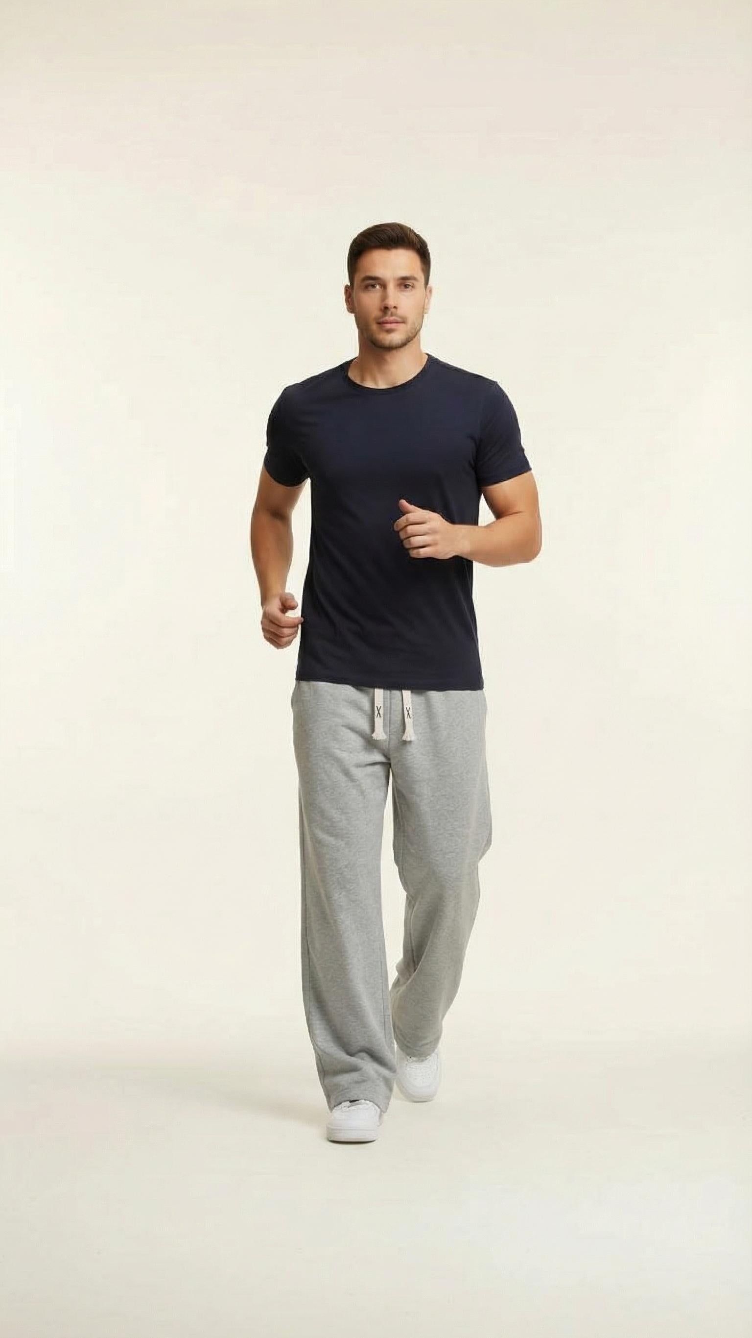 MONSEN Suitory Fleece-Lined Straight Pants product image