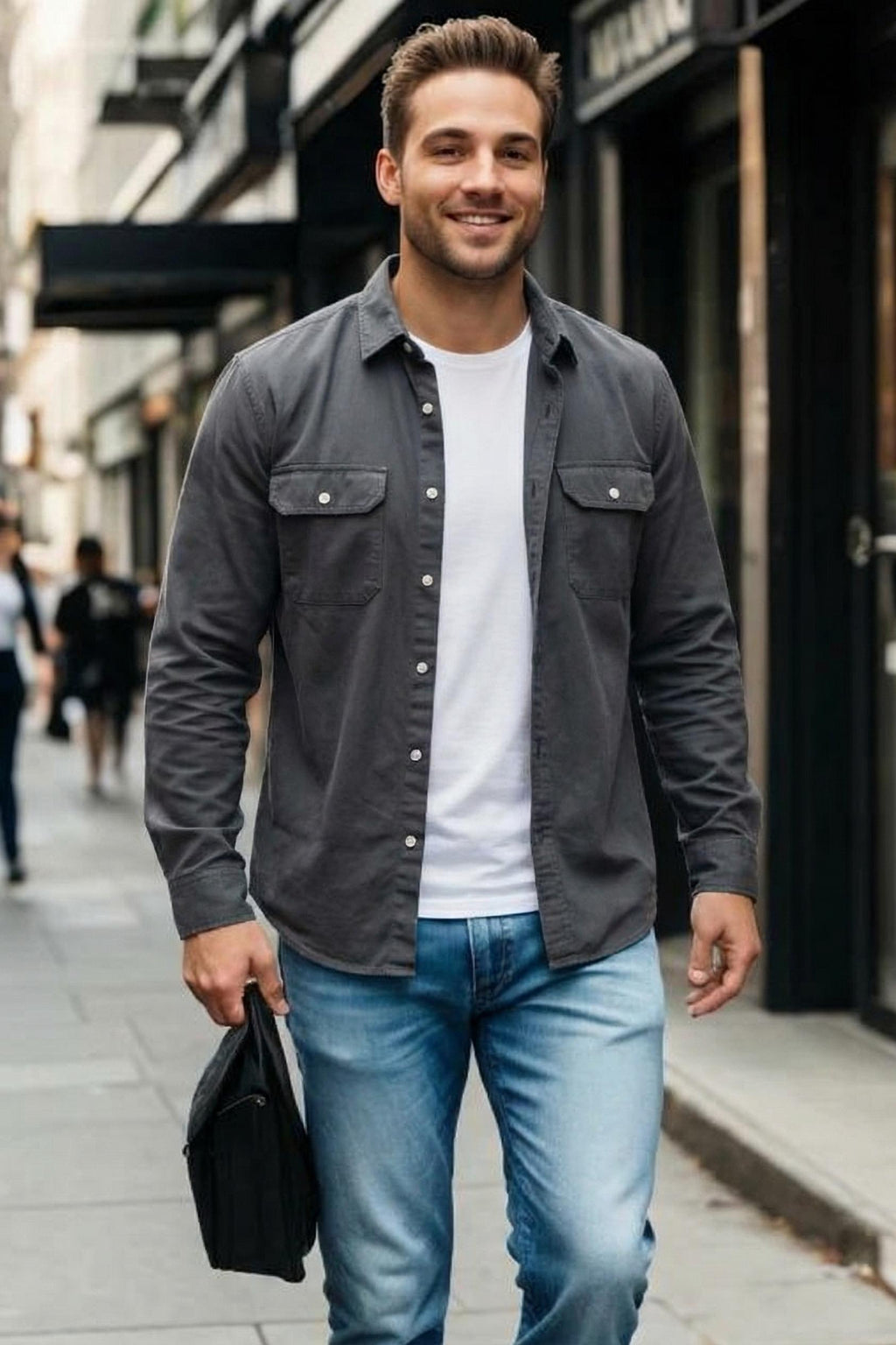 MONSEN Suitory Heavyweight Cotton Twill Work Shirt product image