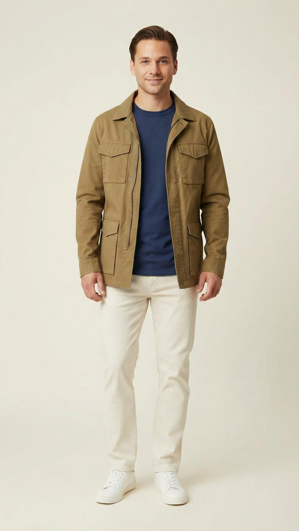 MONSEN Suitory Breathable Height-Boost Sneakers in Linen product image