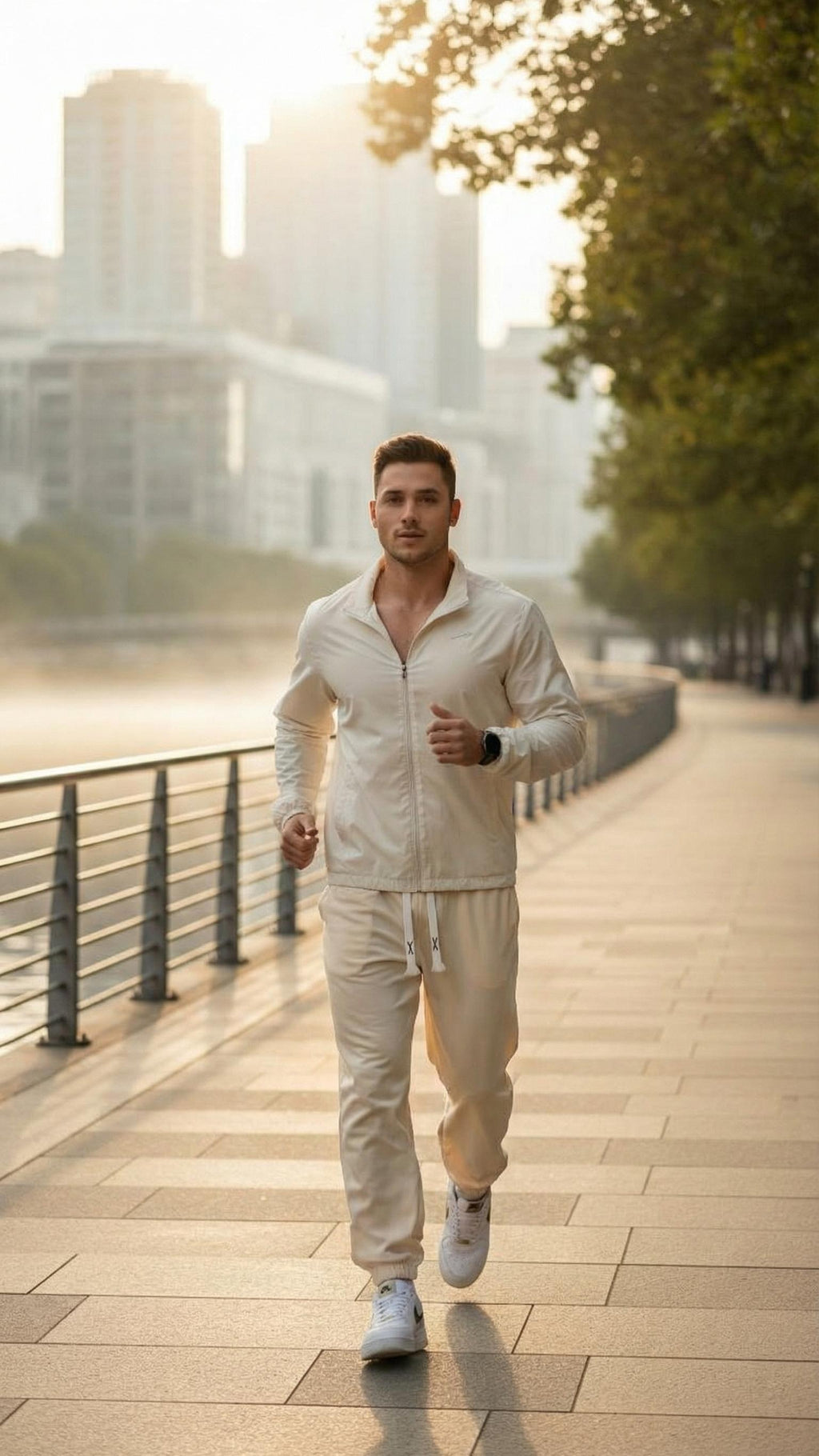 MONSEN Suitory Fleece-Lined Straight Pants product image