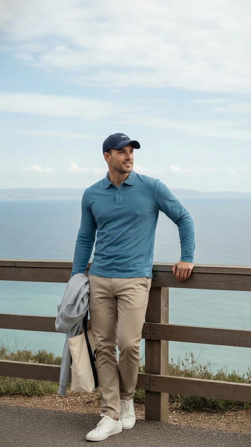MONSEN Suitory 100% Cotton Relaxed Fit Polo product image
