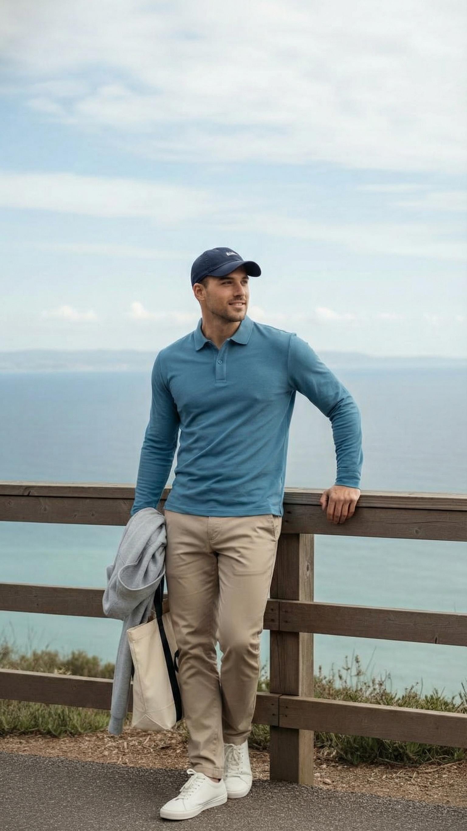 MONSEN Suitory 100% Cotton Relaxed Fit Polo product image