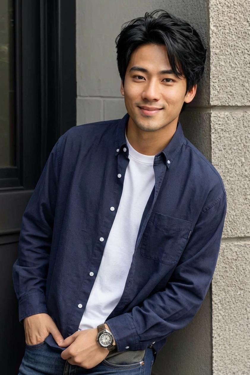 MONSEN Suitory J-Inspired Utility Shirt in Cotton product image