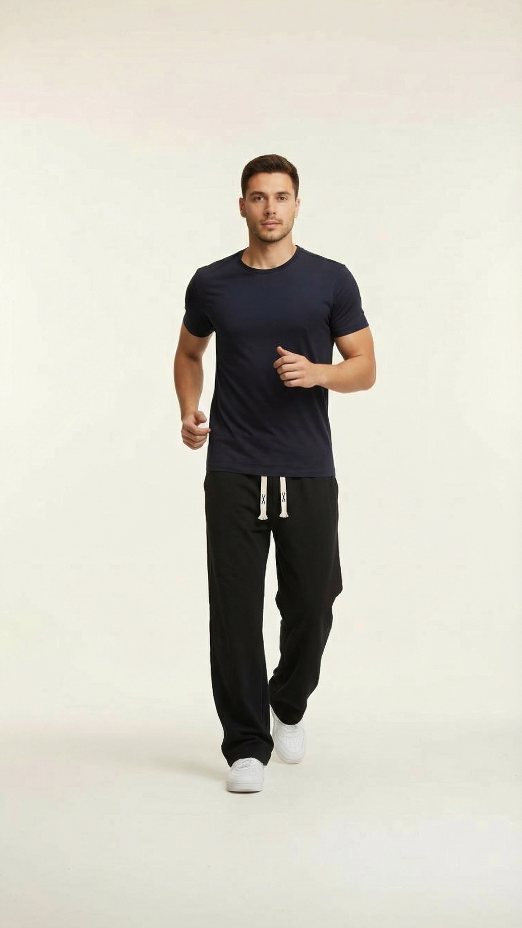 MONSEN Suitory Fleece-Lined Straight Pants product image