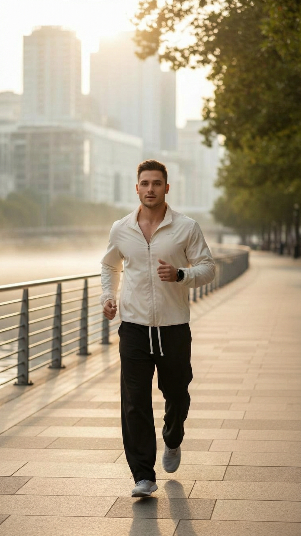 MONSEN Suitory Fleece-Lined Straight Pants product image